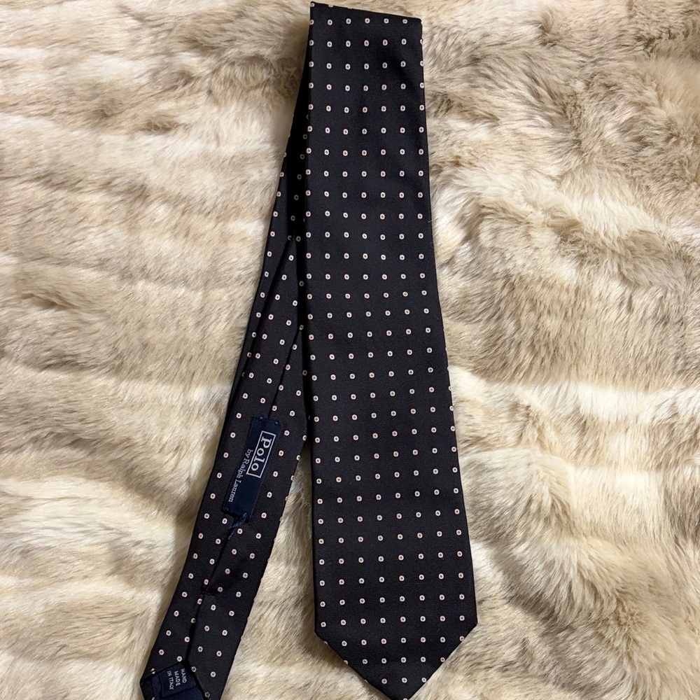 Polo by Ralph Lauren Black Silk Tie